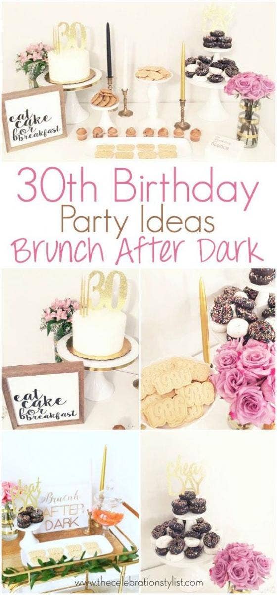 brunch after dark adult birthday party idea brunch after dark adult birthday party idea
