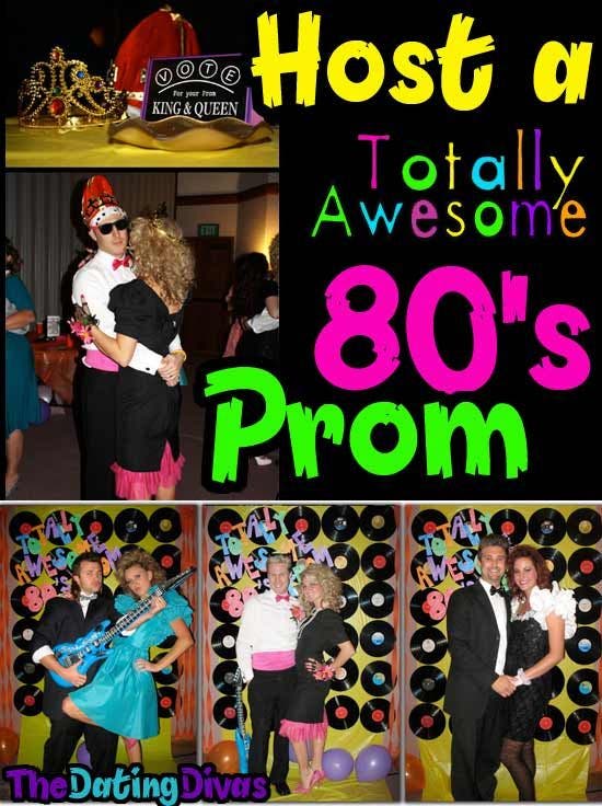1980s Prom adult birthday party idea 1980s Prom adult birthday party idea