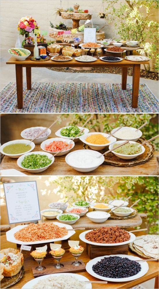 taco bar adult birthday party idea taco bar for adult birthday party idea