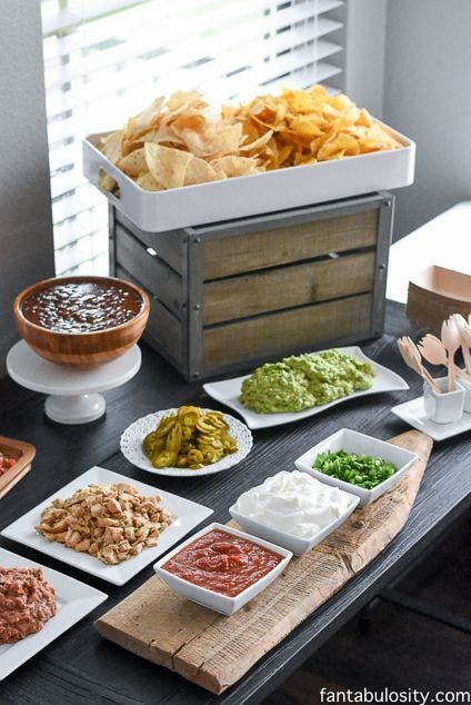 Nacho Bar adult birthday party idea Nacho Bar adult birthday party idea