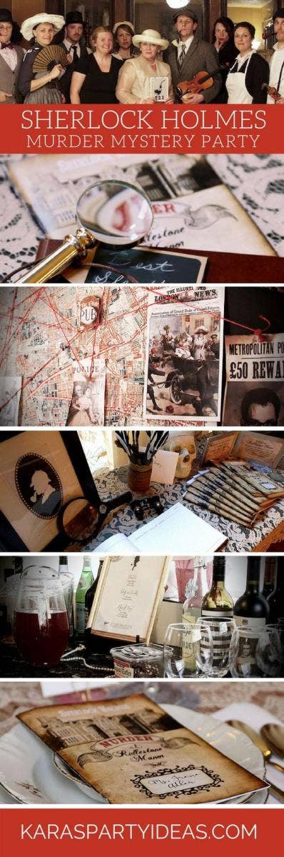 Murder Mystery adult birthday party idea Murder Mystery adult birthday party idea