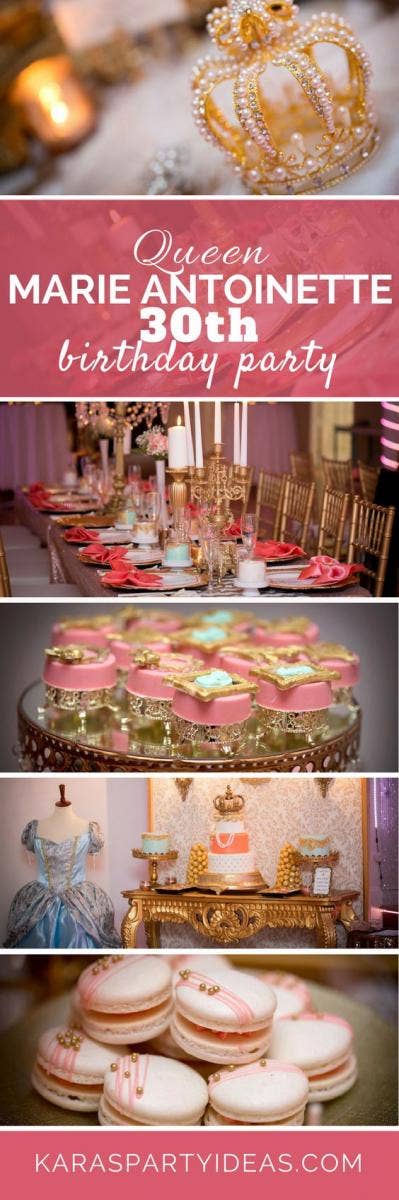 Marie Antoinette adult birthday party idea Marie Antoinette adult birthday party idea
