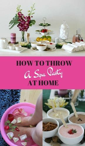 at home spa adult birthday party idea at home spa adult birthday party idea