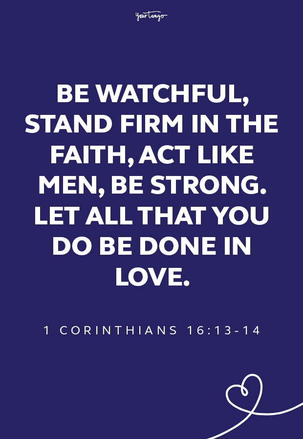 1 Corinthians 16:13-14 short bible quotes