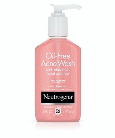 Neutrogena Oil-Free Pink Grapefruit Acne Facial Cleanser
