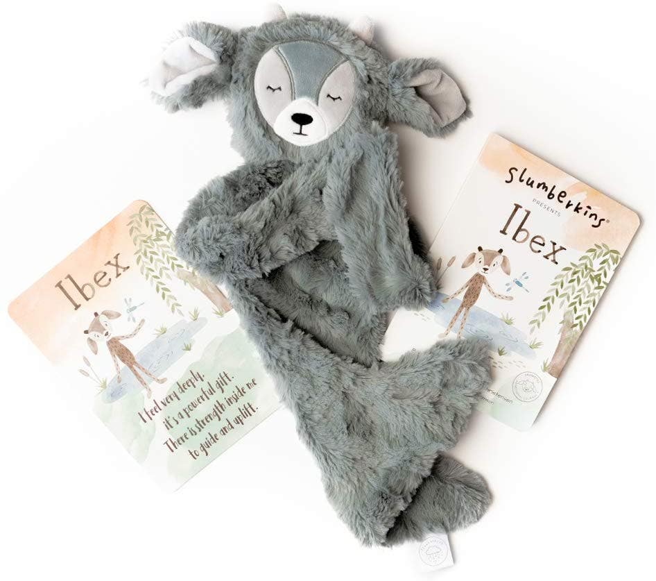 Slumberkins Ibex Snuggler & Board Book