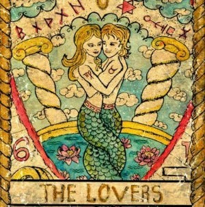 the lovers tarot card the lovers tarot card