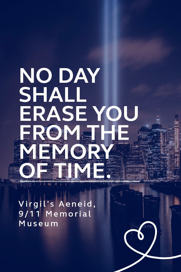 quote from Virgil's Aeneid in honor of 9/11 quote from Virgil's Aeneid in honor of 9/11