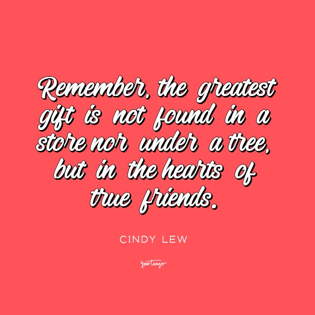 Cindy Lew long distance friendship quotes