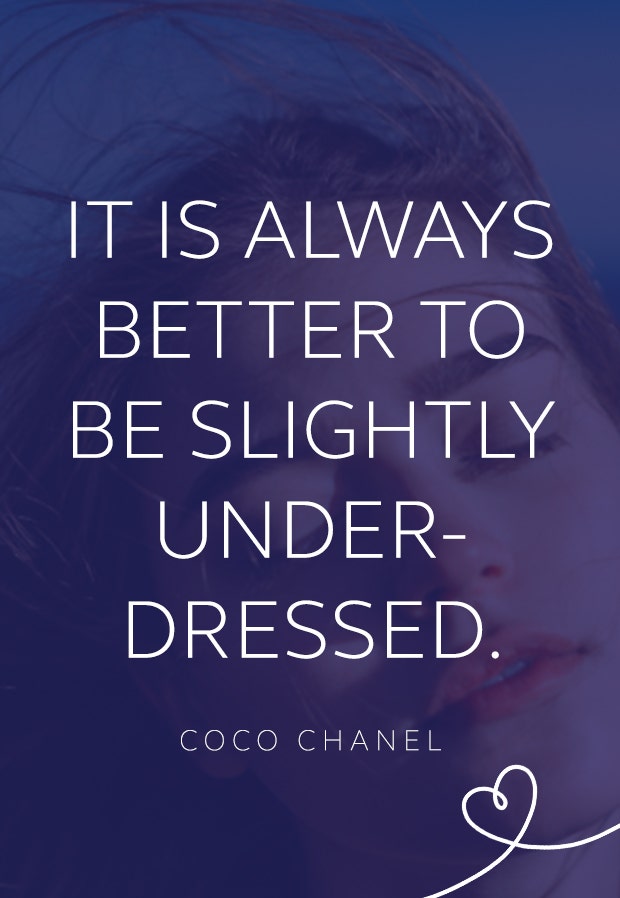 coco chanel quote Coco Chanel quote about fashion