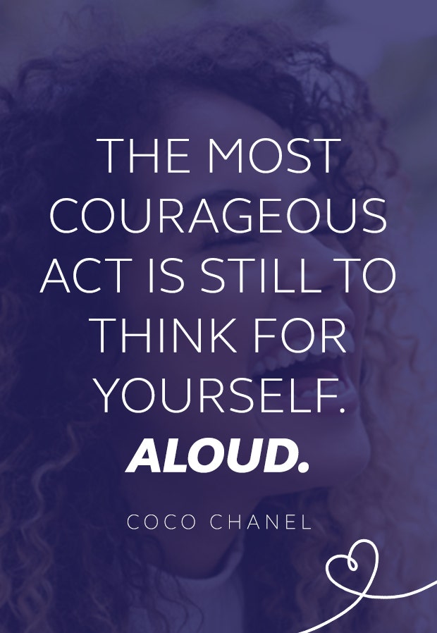 coco chanel quote Coco Chanel quote about confidence