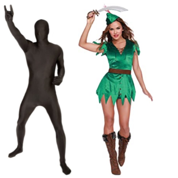Peter Pan costume and shadow onesie