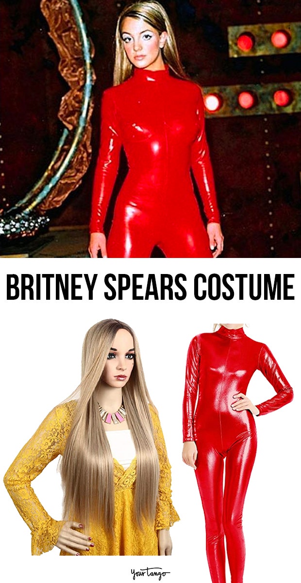 Britney Spears' Red Latex Bodysuit Costume