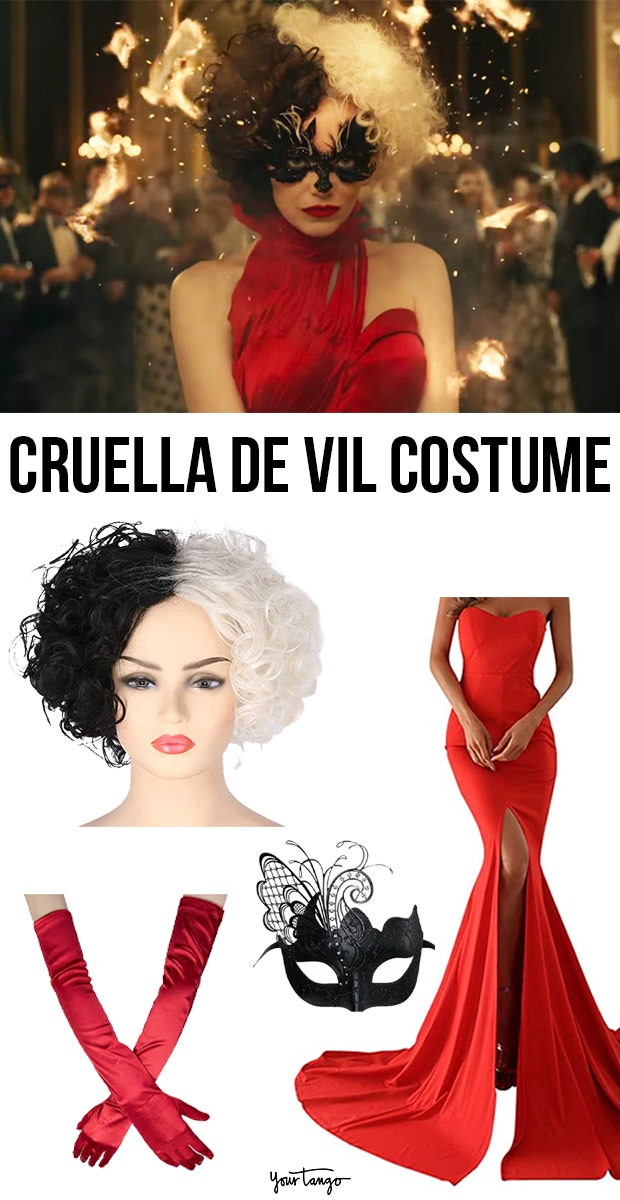 Emma Stone's &amp;quot;Cruella&amp;quot; Red Dress Costume