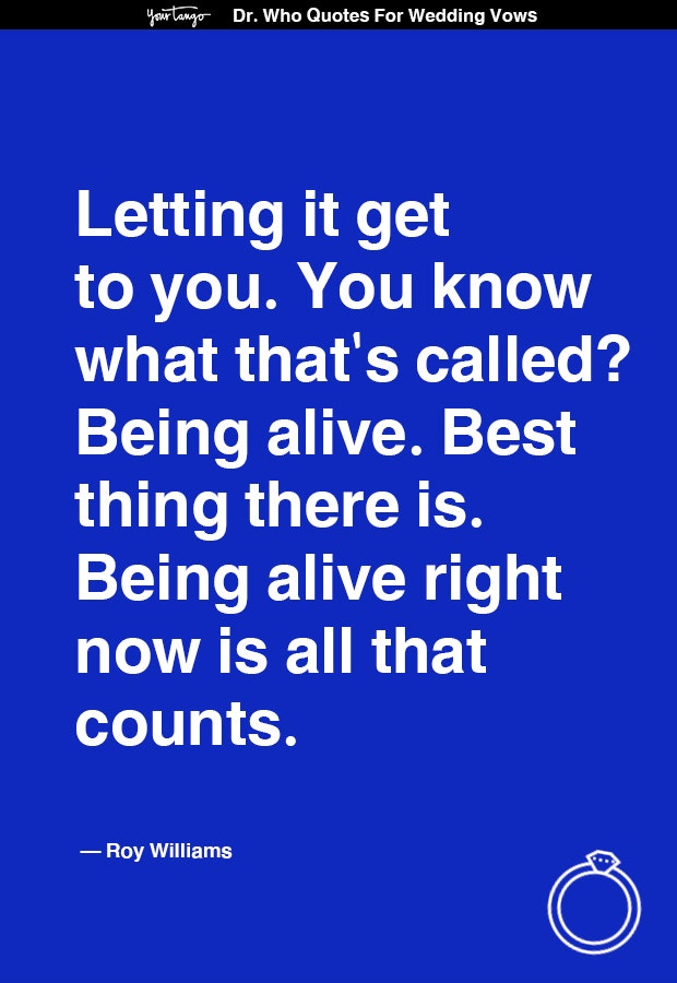 Dr Who Quote Wedding Vows