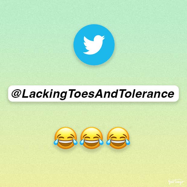 funny username lackingtoesandtolerance funny usernames