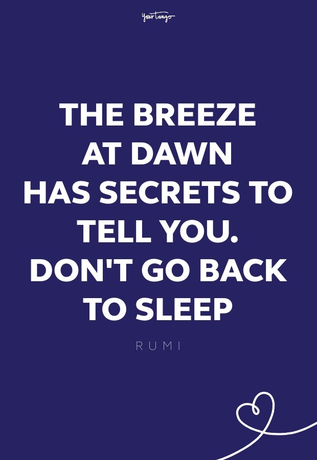 Rumi good morning quotes 