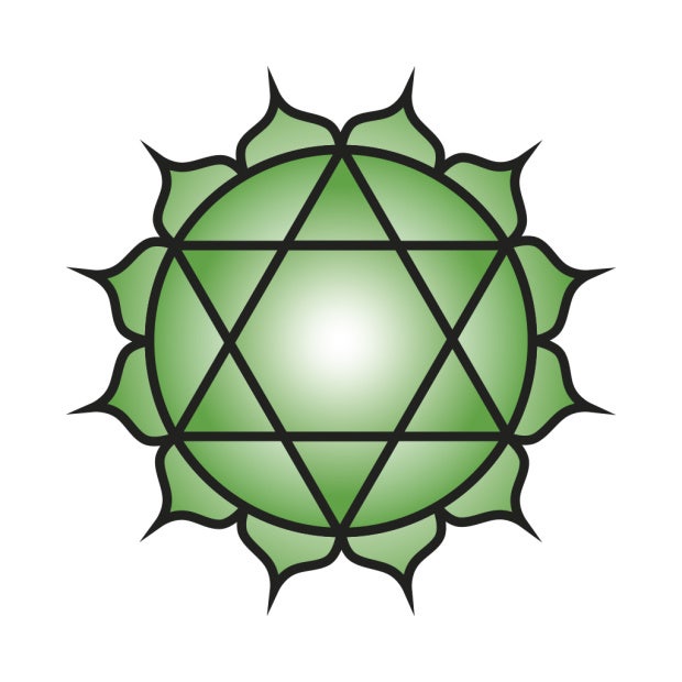 heart chakra love symbol