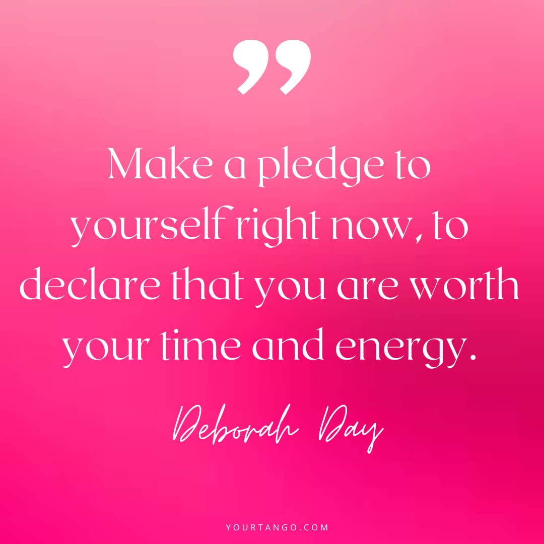 be your own valentine quotes deborah day valentine's day self love quote