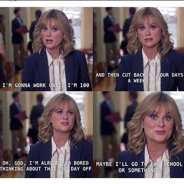 i'm gonna work until i'm 100 leslie knope