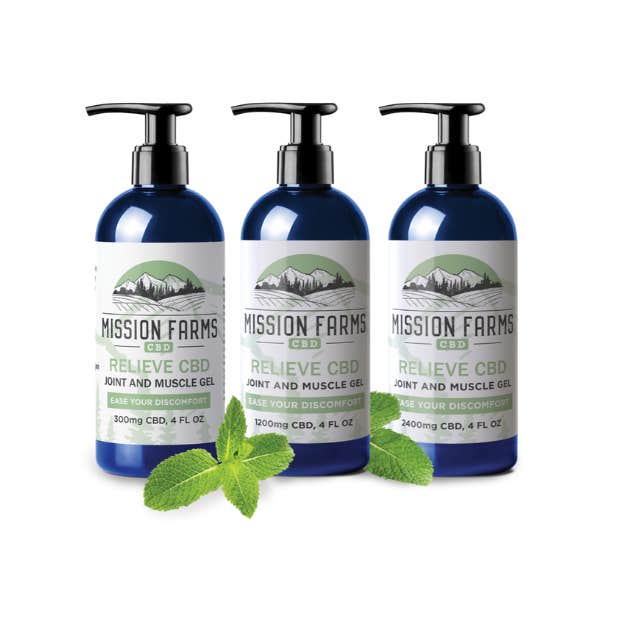 Mission Farms' CBD Joint and Muscle Gel Mission Farms CBD Joint and Muscle Gel