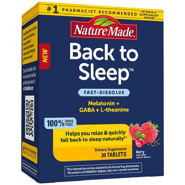 nature made back to sleep nature made back to sleep