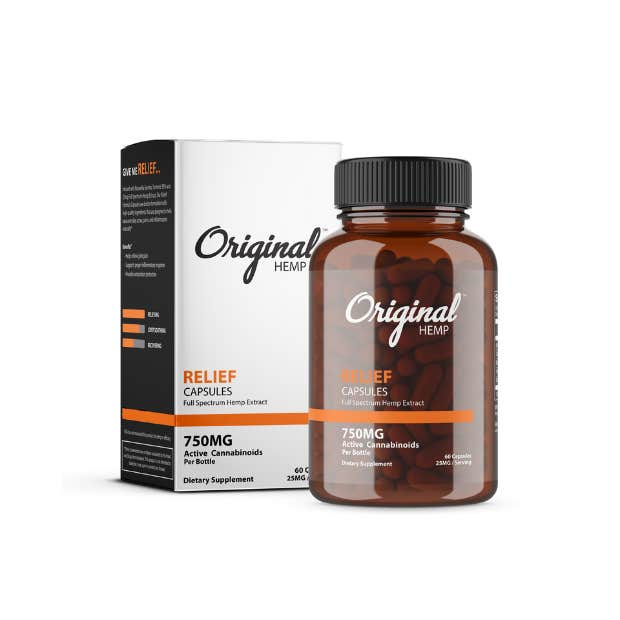 Original Hemp's Relief Capsules Original Hemp's Relief Capsules