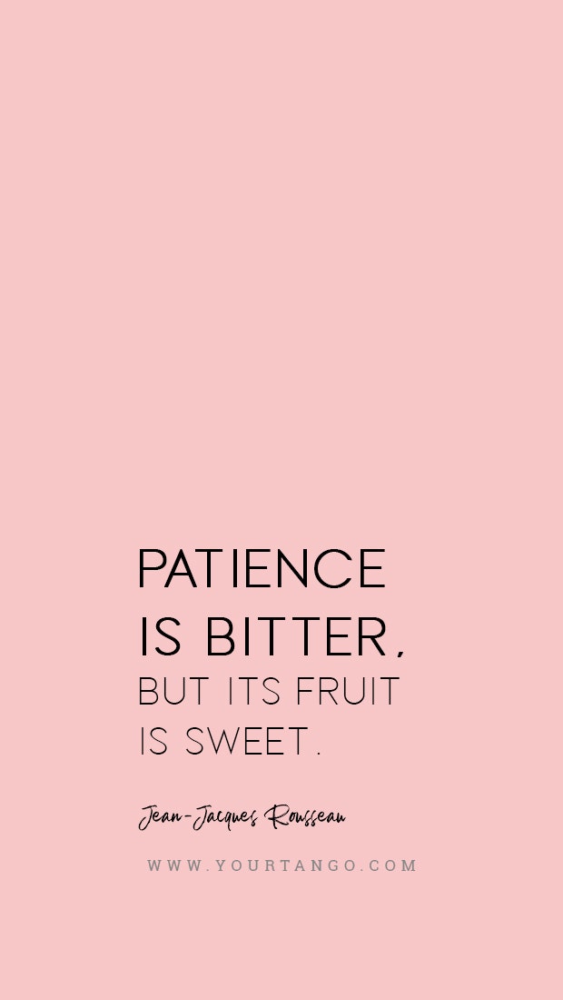 Rousseau patience quote Rousseau patience quote