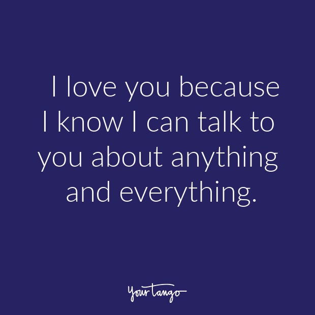 reasons why I love you