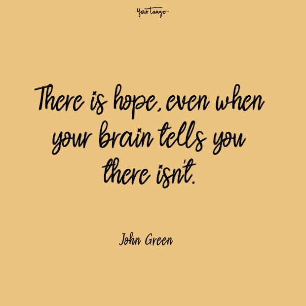mental health quote John Green mental health quote