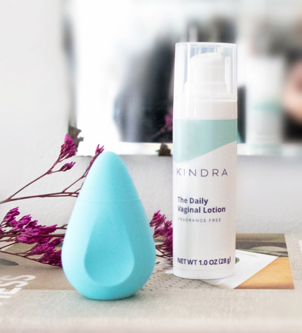 Kindra Daily Vaginal Lotion and Applicator for vaginal dryness during sex Kindra Daily Vaginal Lotion and Applicator for vaginal dryness during sex
