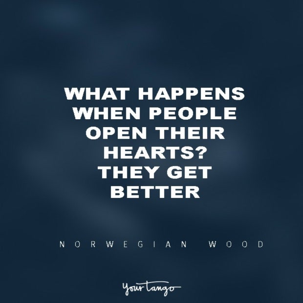 Haruki Murakami Norweigan Wood vulnerability quotes