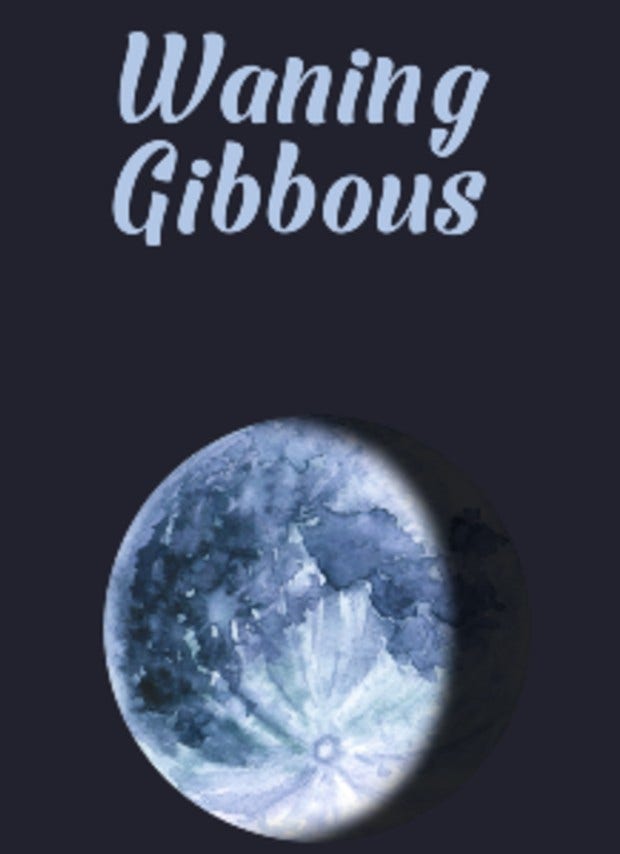 waning gibbous moon waning gibbous moon