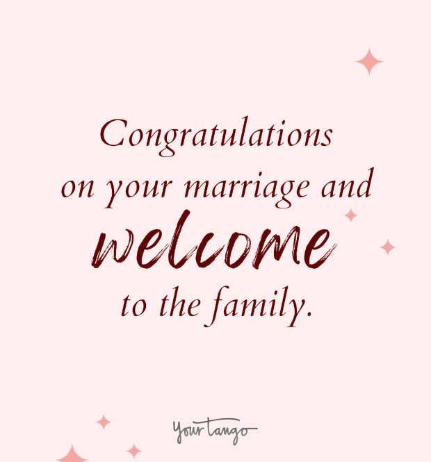 Wedding Wishes for Joining the Family Wedding Wishes for Joining the Family