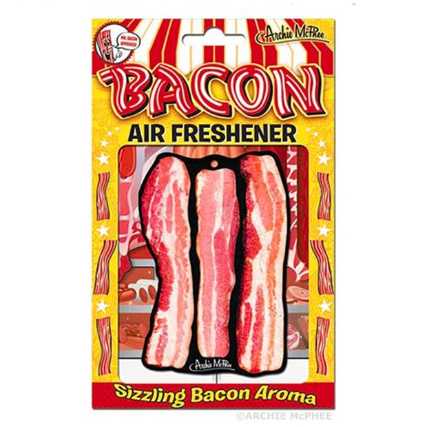 white elephant gifts under 10 bacon air freshener