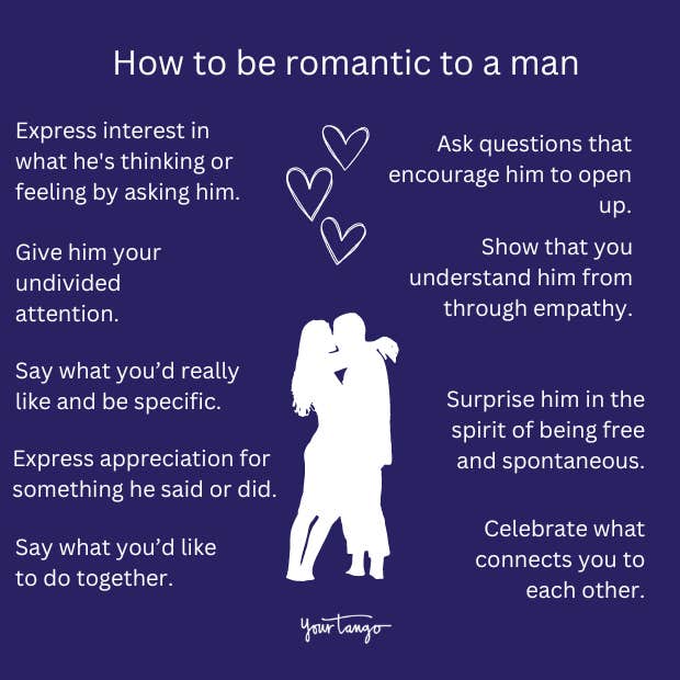 how to be romantic to a man how to be romantic to a man