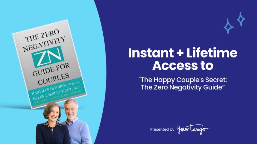the happy couple's secret: the zero negativity guide by drs. harville hendrix and helen lakelly hunt